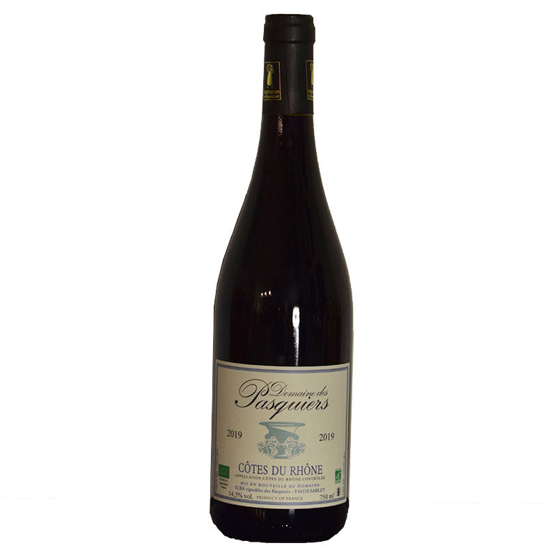Domaine Pasquiers Cotes du Rhone økologisk rødvin
